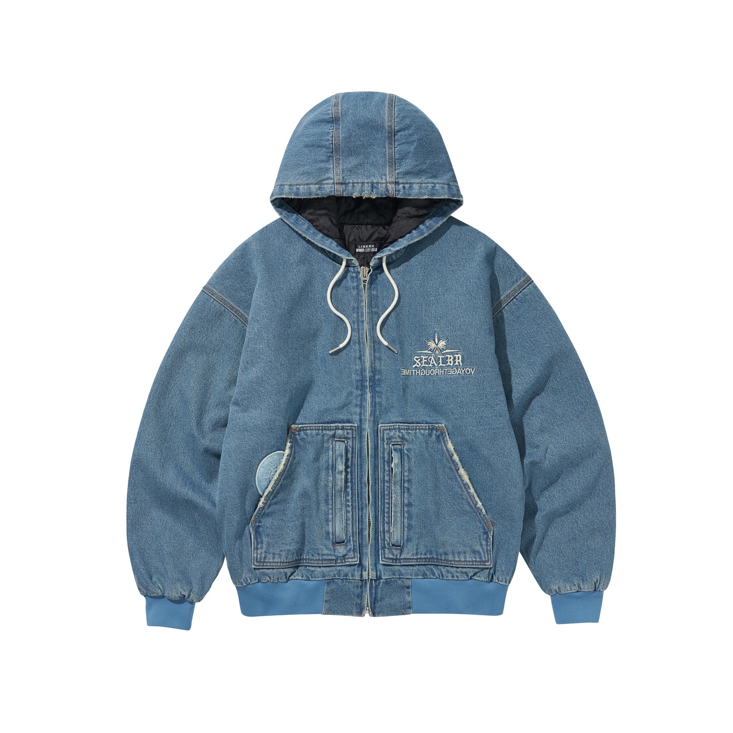 WDS X LIBERE WORK ZIP-UP JACKET / BLUE