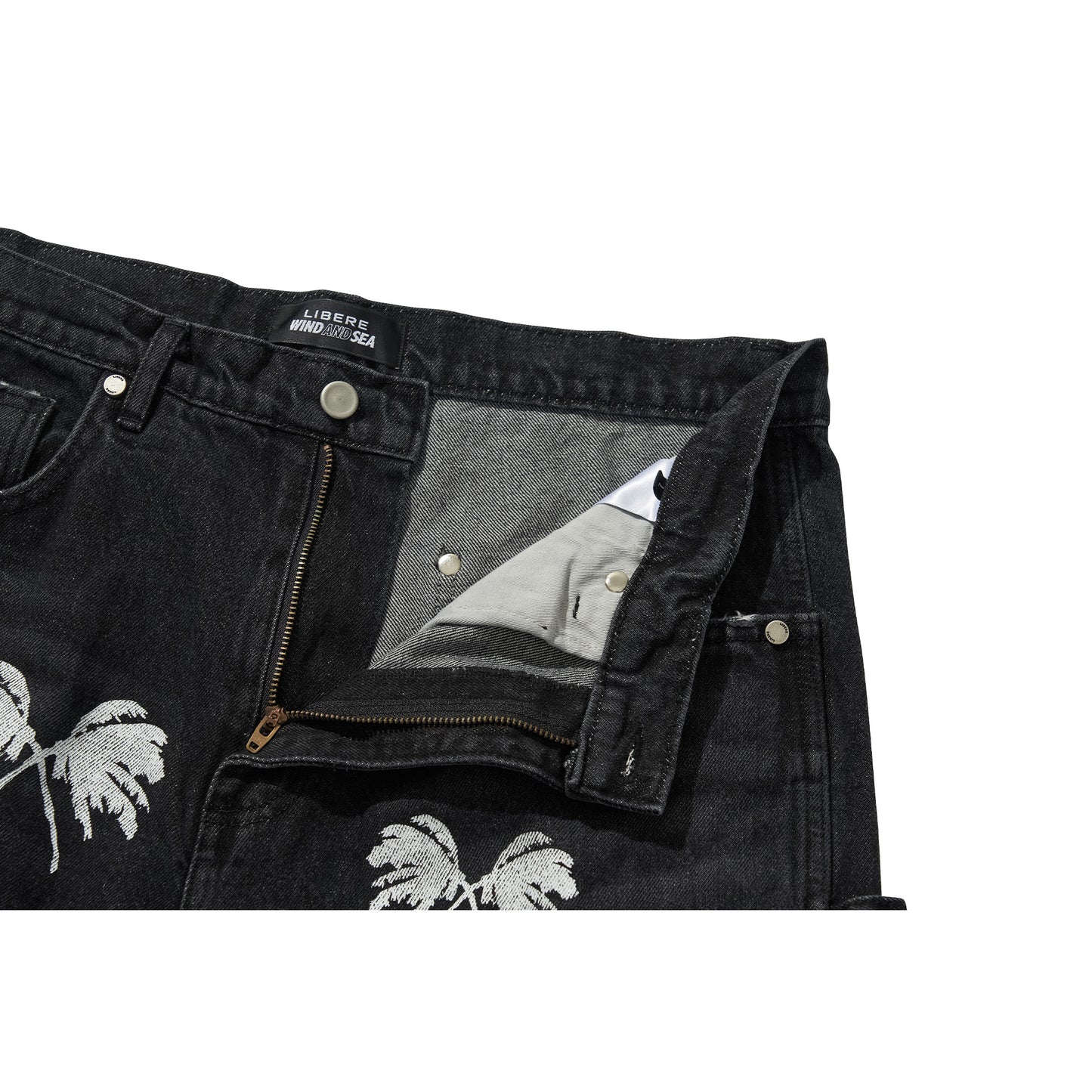 WDS X LIBERE MODIFY PAINTER PANTS / BLACK