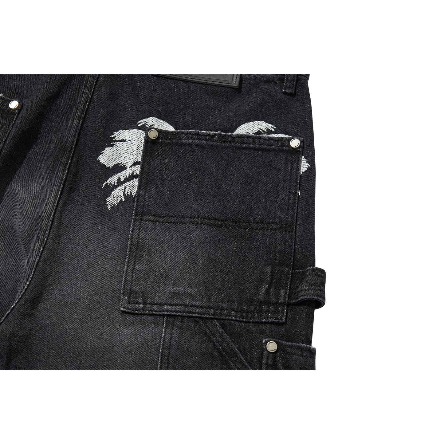 WDS X LIBERE MODIFY PAINTER PANTS / BLACK