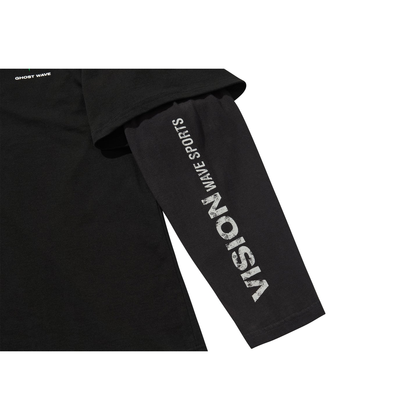 3 LAYERED HOODIE / BLACK
