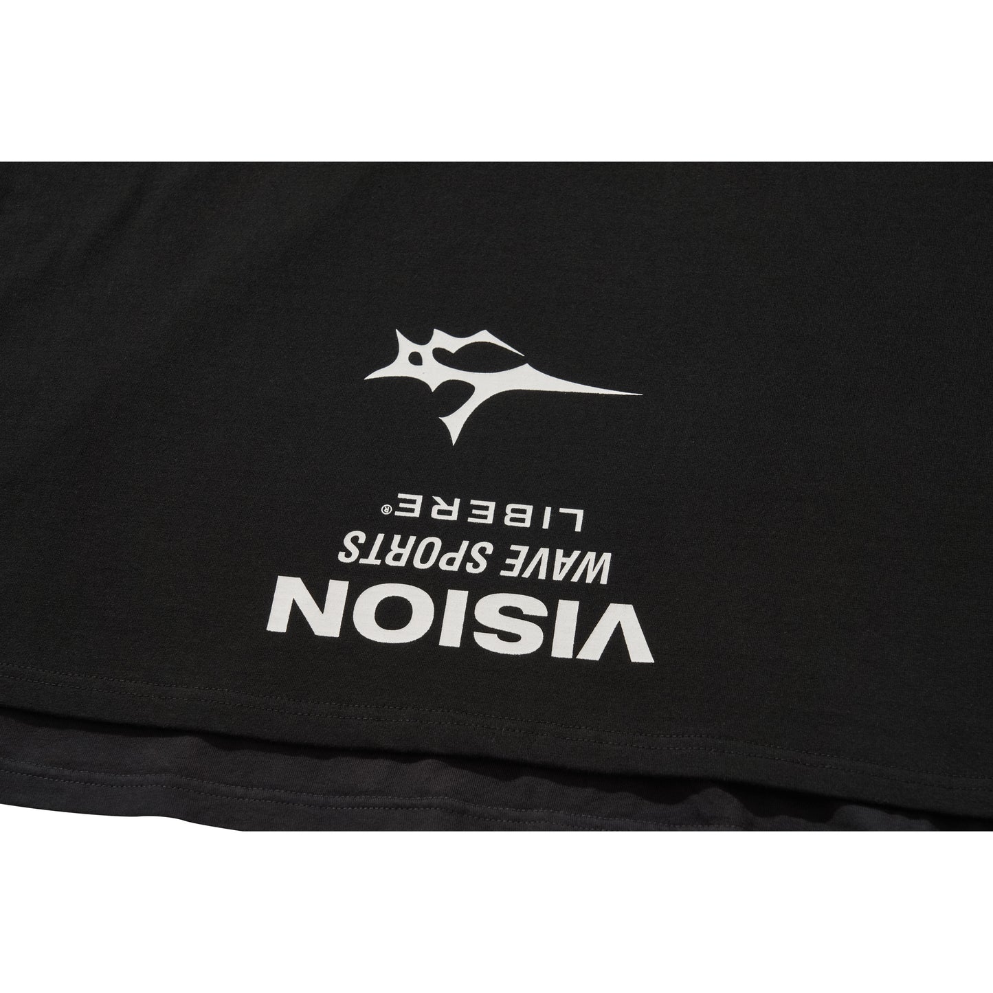3 LAYERED HOODIE / BLACK