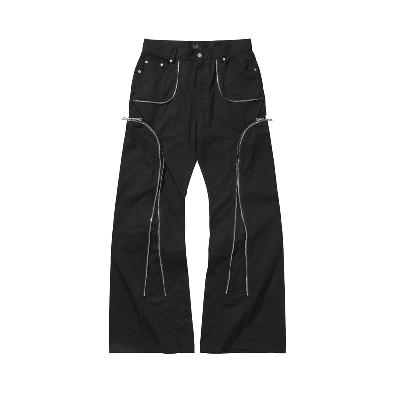 MODIFIED CROSS PANTS / BLACK