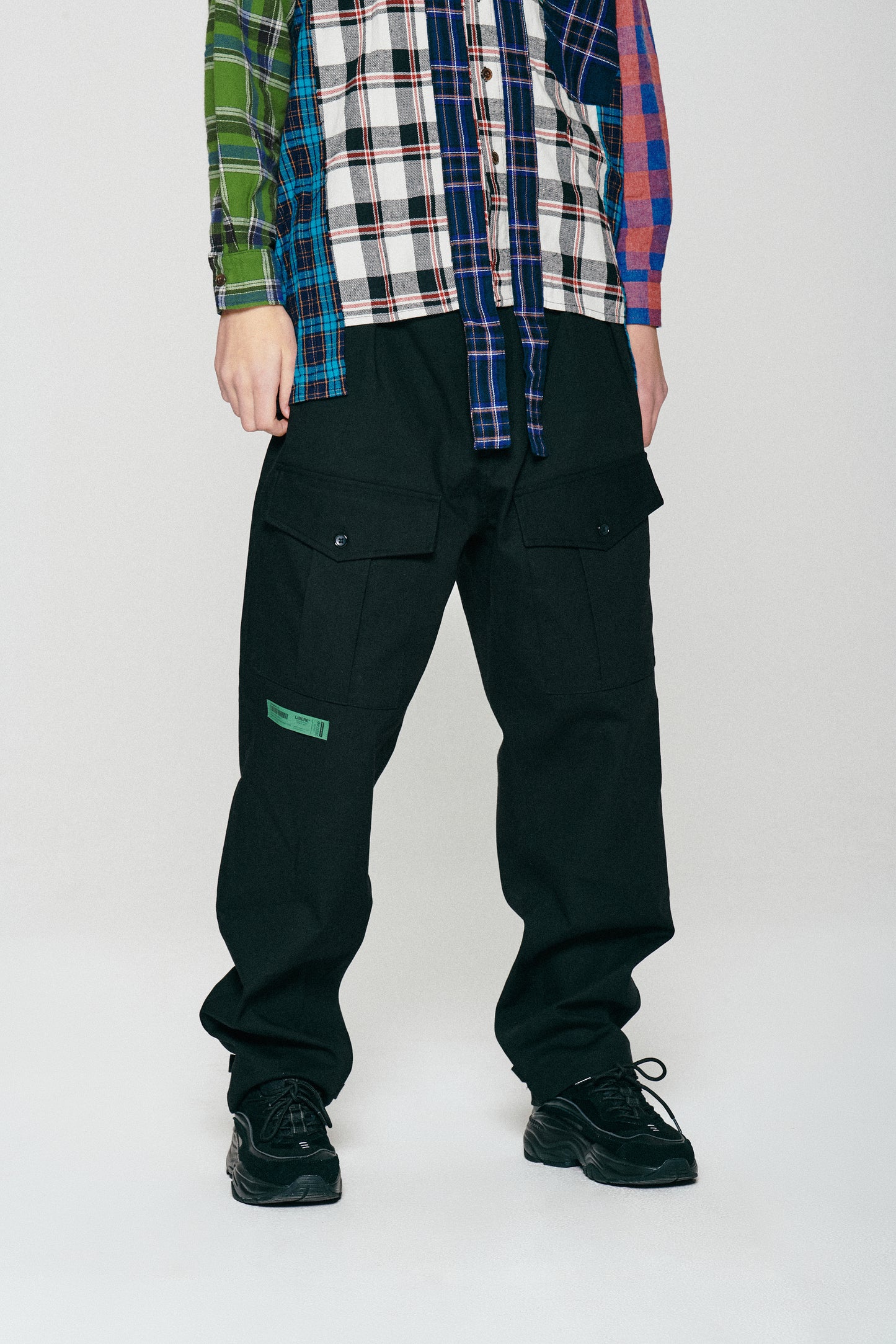 WIDE WORK PANTS / BLACK