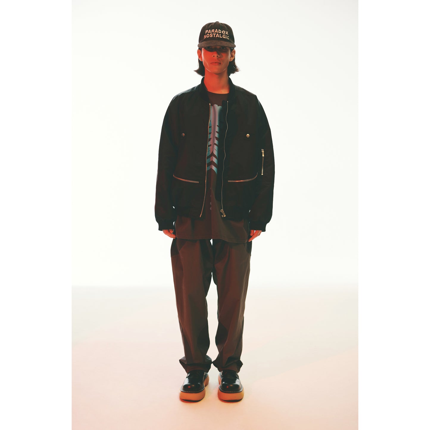 CHUCKLE MA-1 JACKET / BLACK