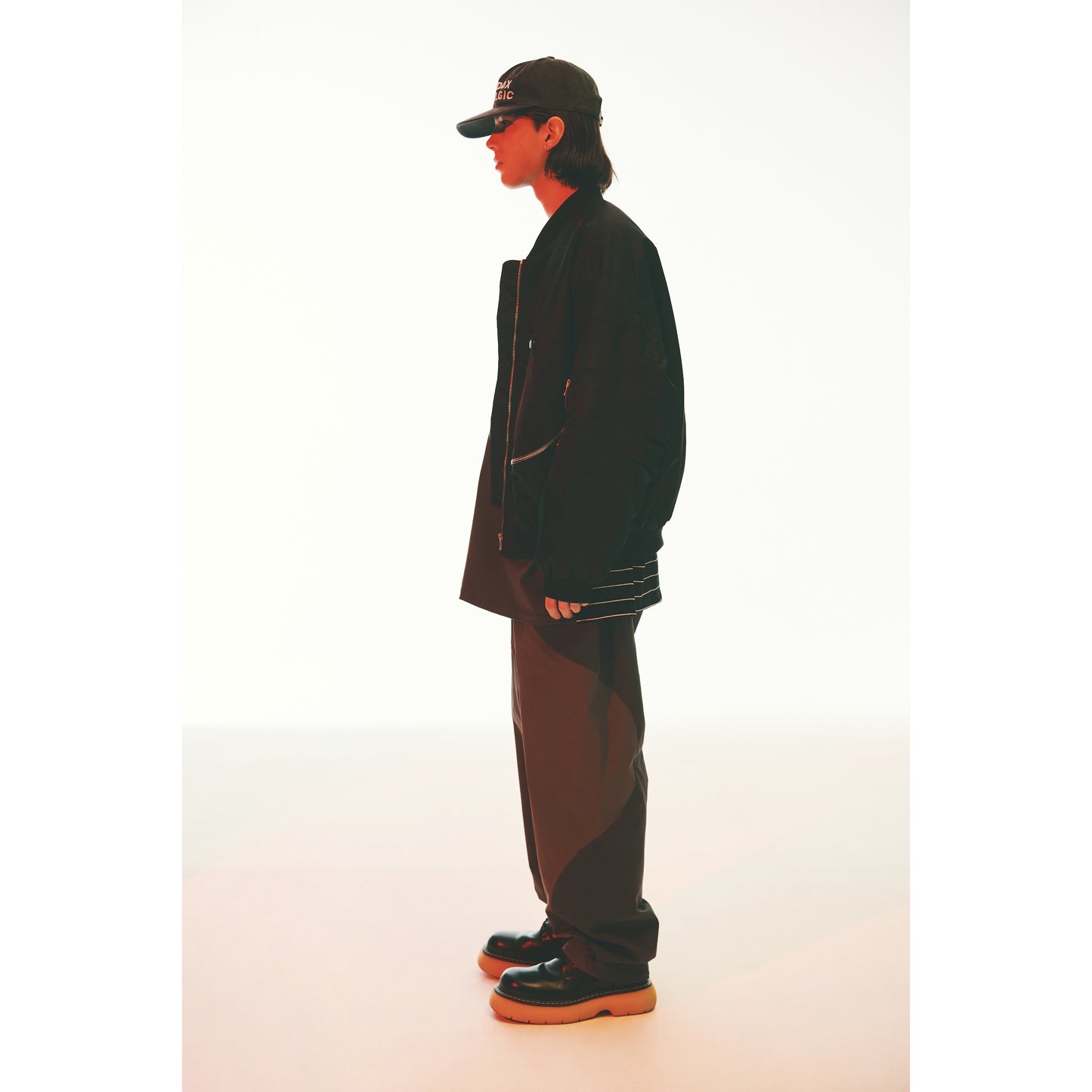 CHUCKLE MA-1 JACKET / BLACK