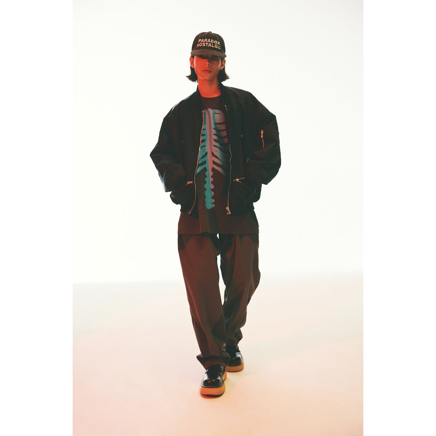 CHUCKLE MA-1 JACKET / BLACK