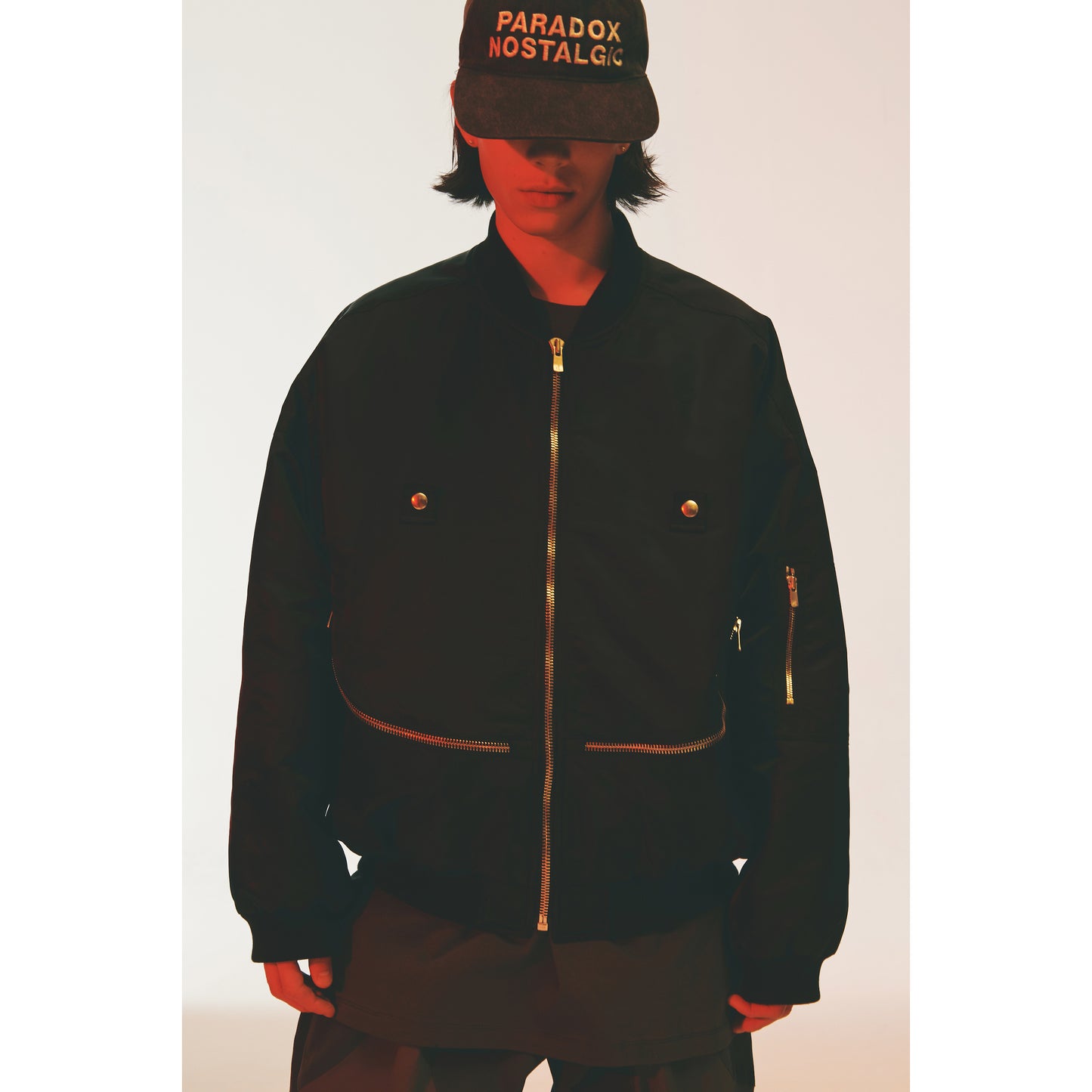 CHUCKLE MA-1 JACKET / BLACK