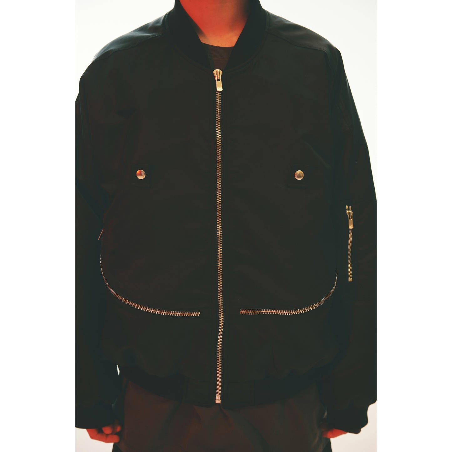CHUCKLE MA-1 JACKET / BLACK
