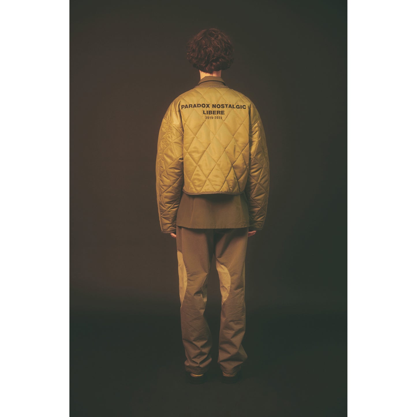 HALF QUILTING JACKET / OLIVE