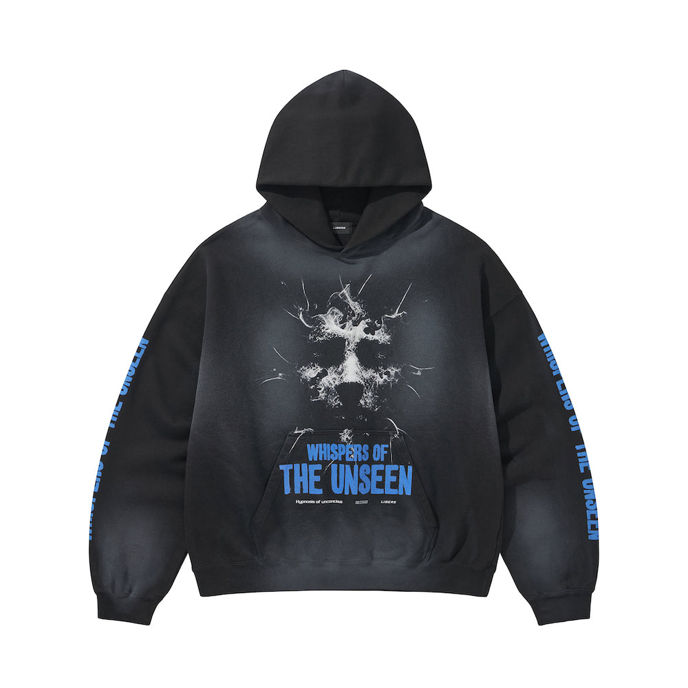 WHISPERS OF THE UNSEEN HOODIE / BLACK