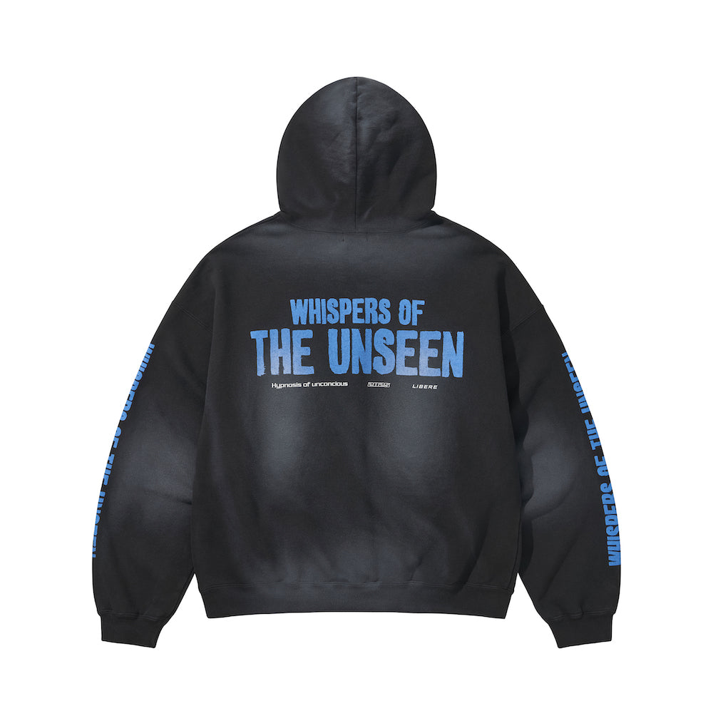WHISPERS OF THE UNSEEN HOODIE / BLACK
