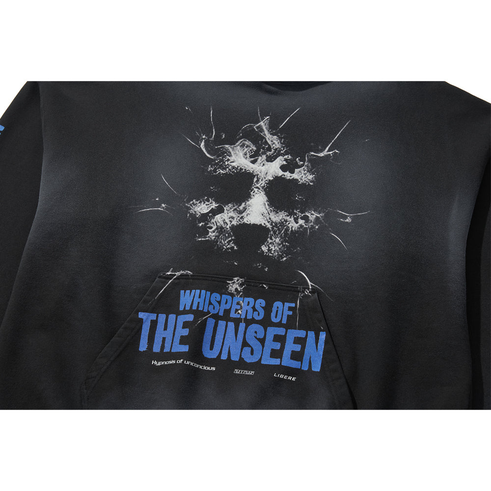 WHISPERS OF THE UNSEEN HOODIE / BLACK