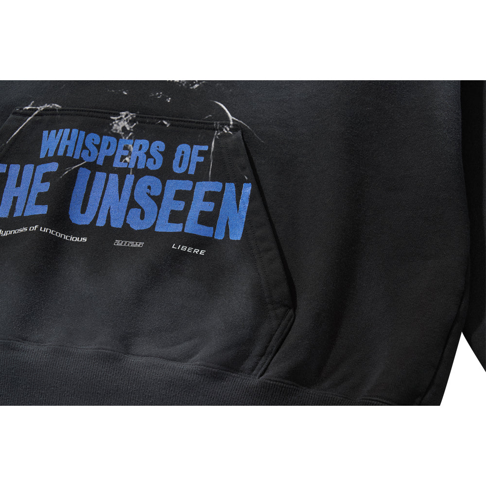 WHISPERS OF THE UNSEEN HOODIE / BLACK