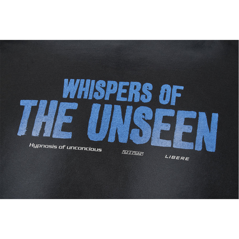 WHISPERS OF THE UNSEEN HOODIE / BLACK