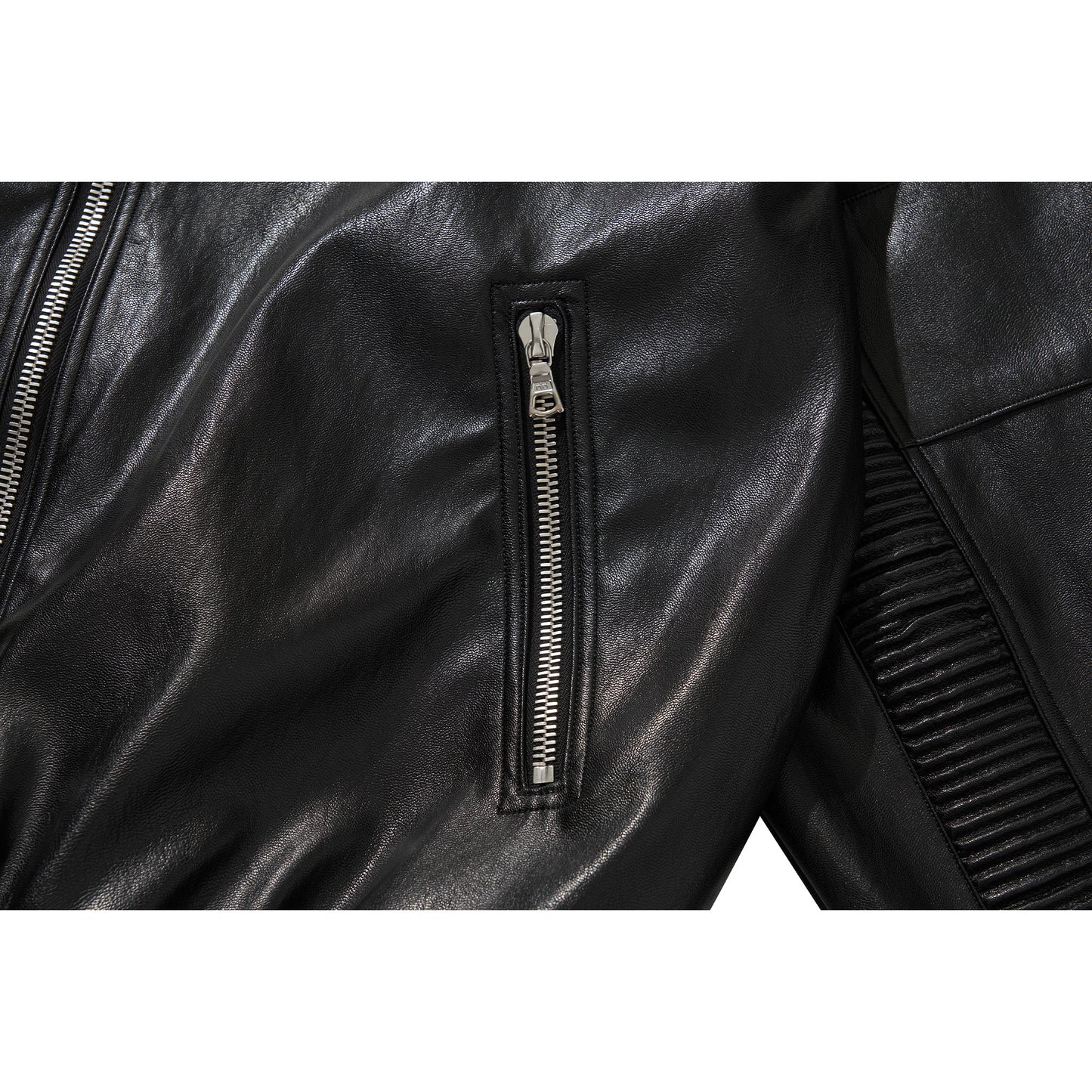 LEATHER JACKET / BLACK