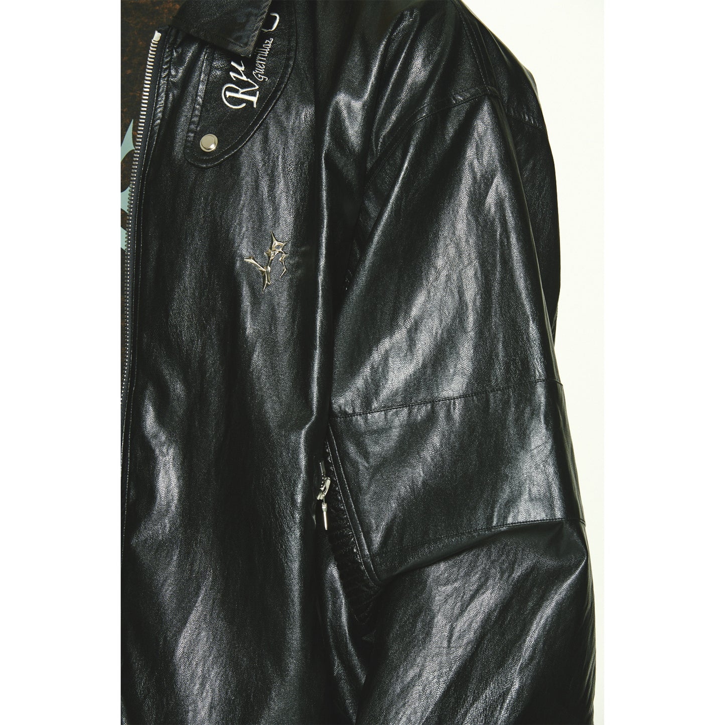 LEATHER JACKET / BLACK