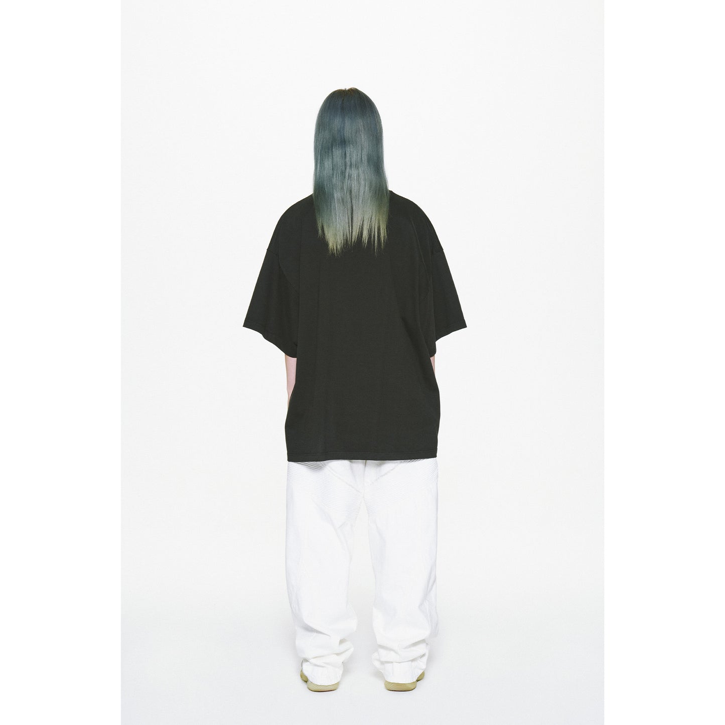 BLUR LOGO SS T SHIRT / BLACK