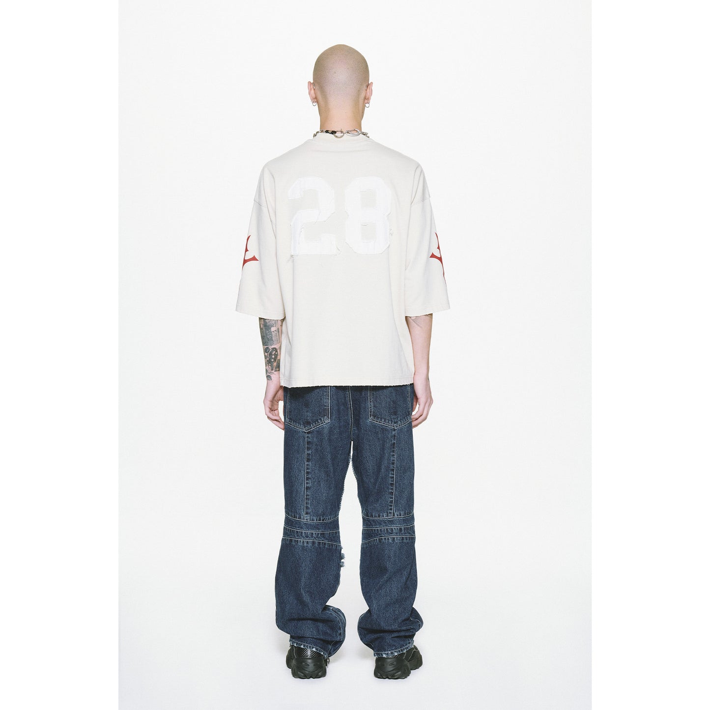 FOOTBALL T-SHIRT / BEIGE