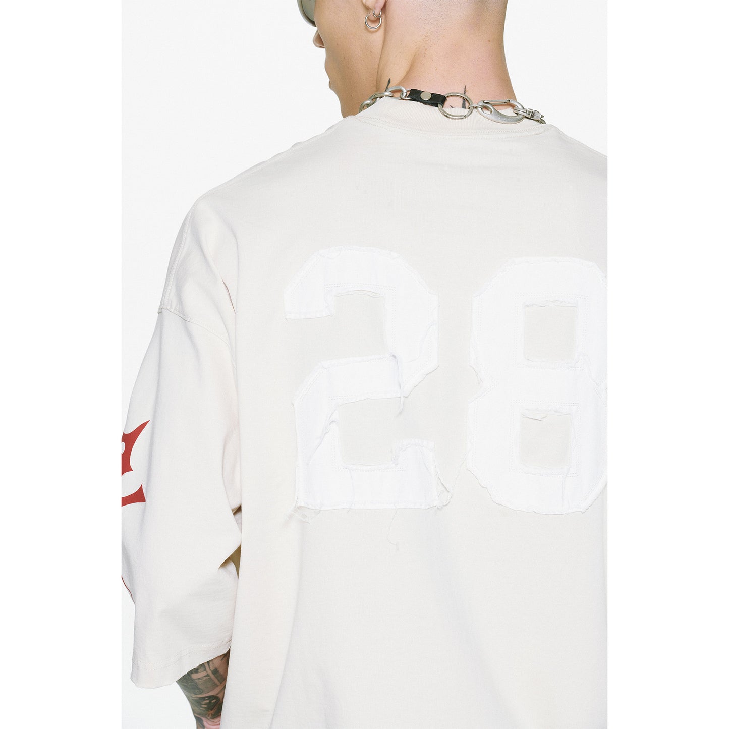 FOOTBALL T-SHIRT / BEIGE