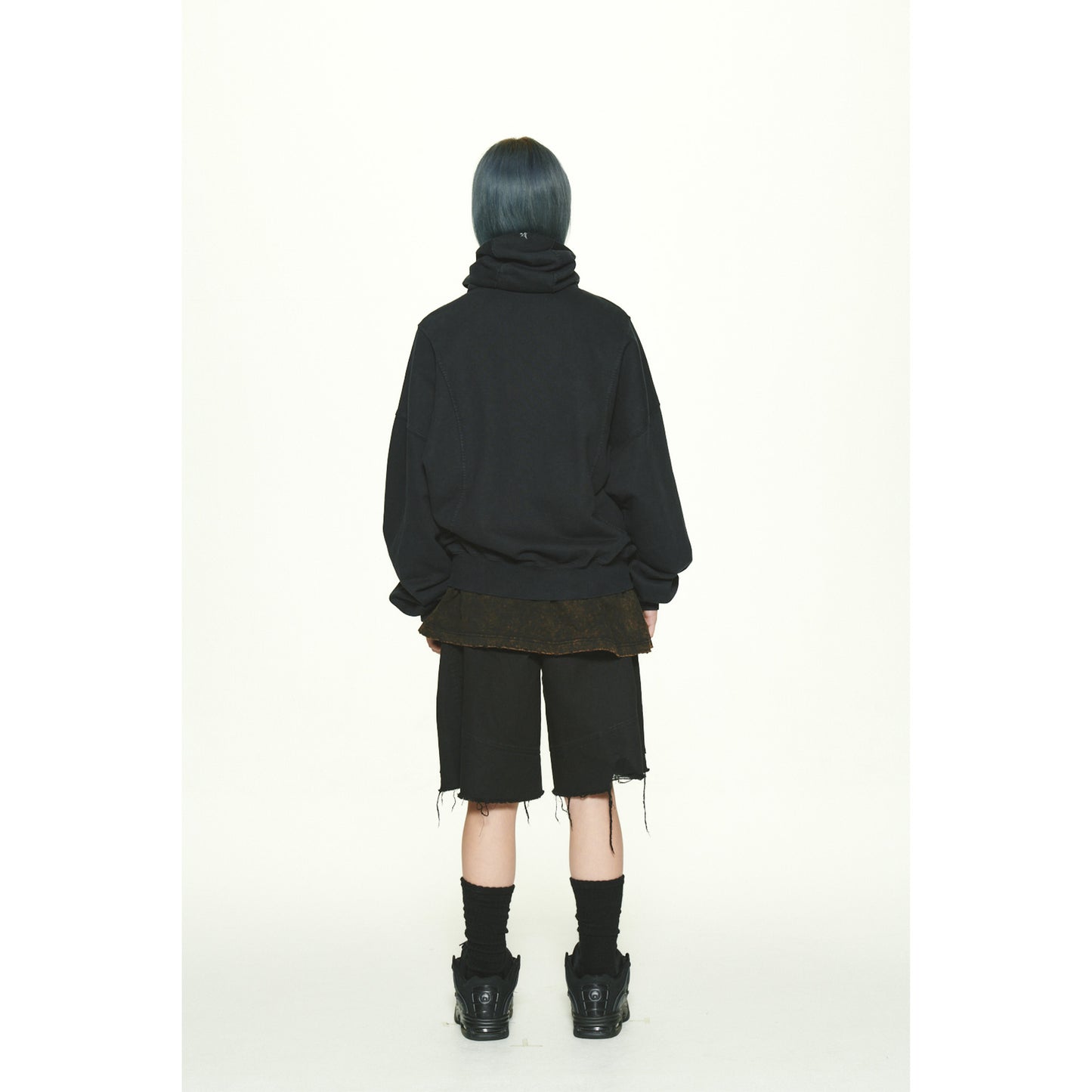 GRZ ZIP-UP HOODIE / BLACK