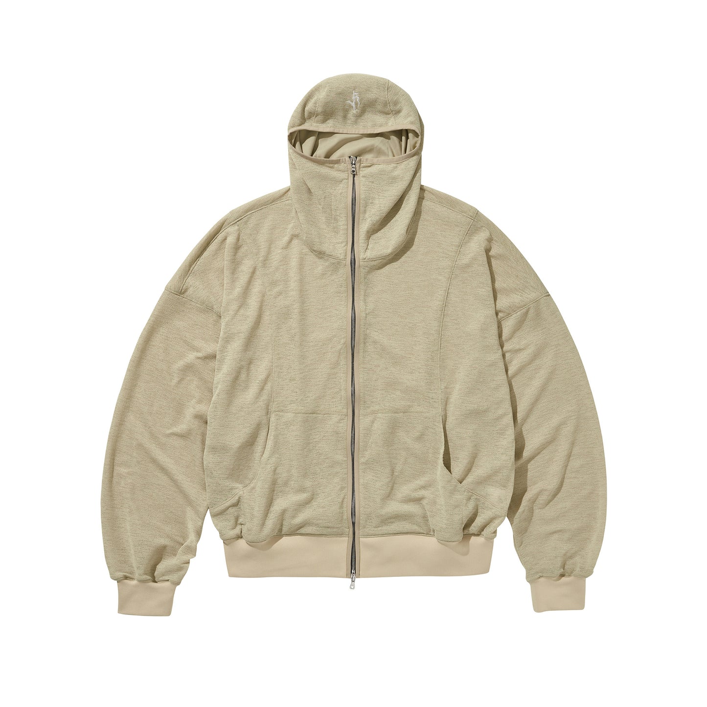 GRZ TYPE-ST ZIP-UP HOODIE / BEIGE