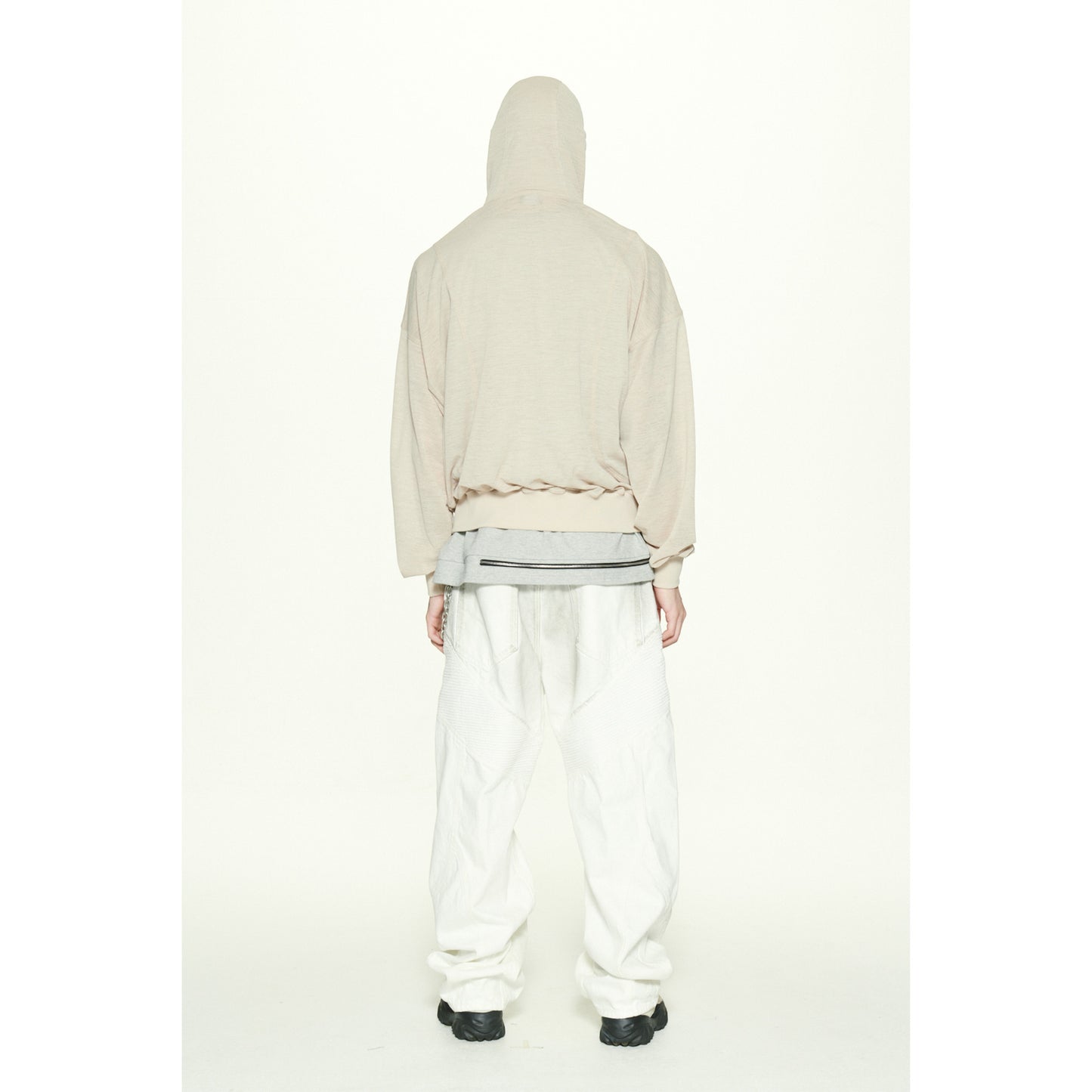 GRZ TYPE-ST ZIP-UP HOODIE / BEIGE