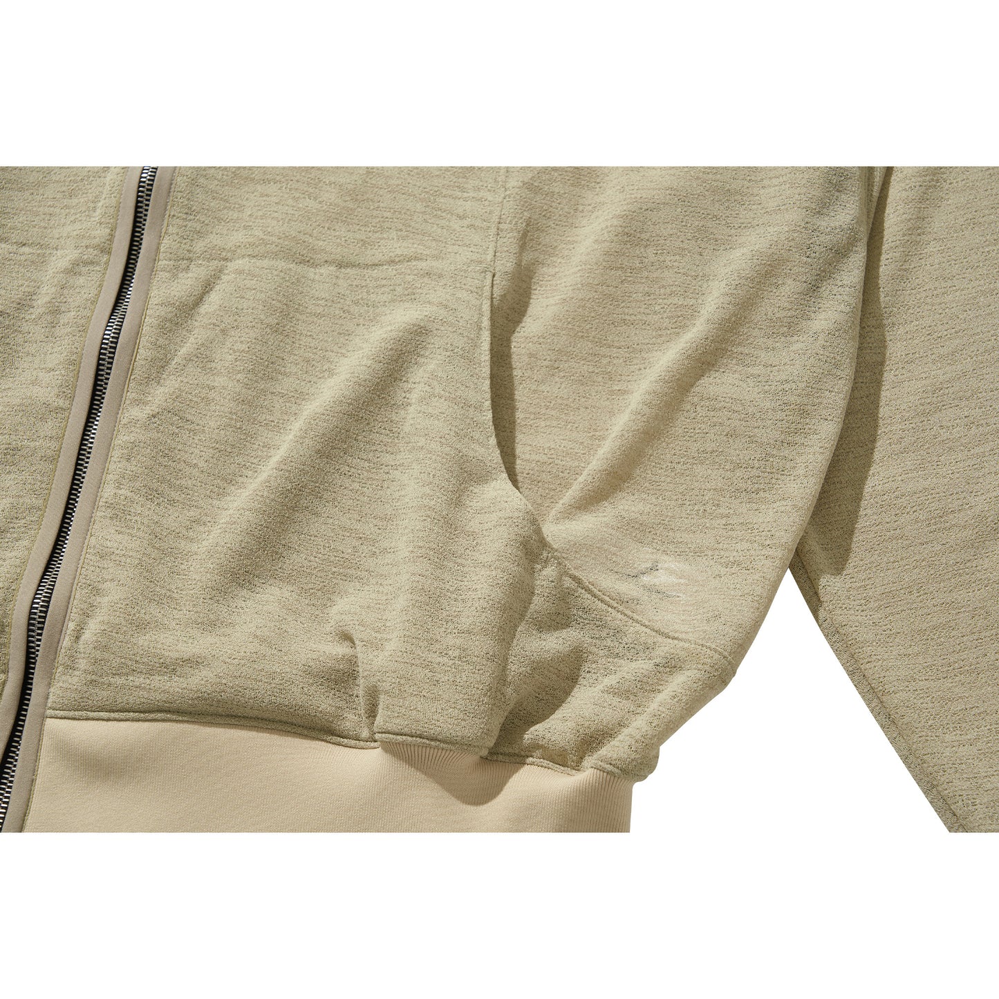 GRZ TYPE-ST ZIP-UP HOODIE / BEIGE