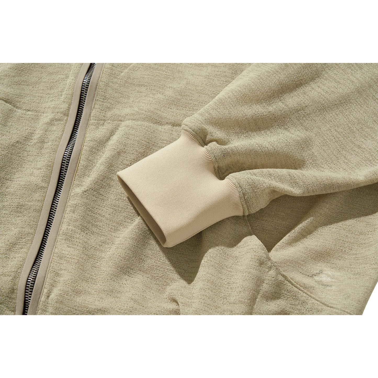 GRZ TYPE-ST ZIP-UP HOODIE / BEIGE