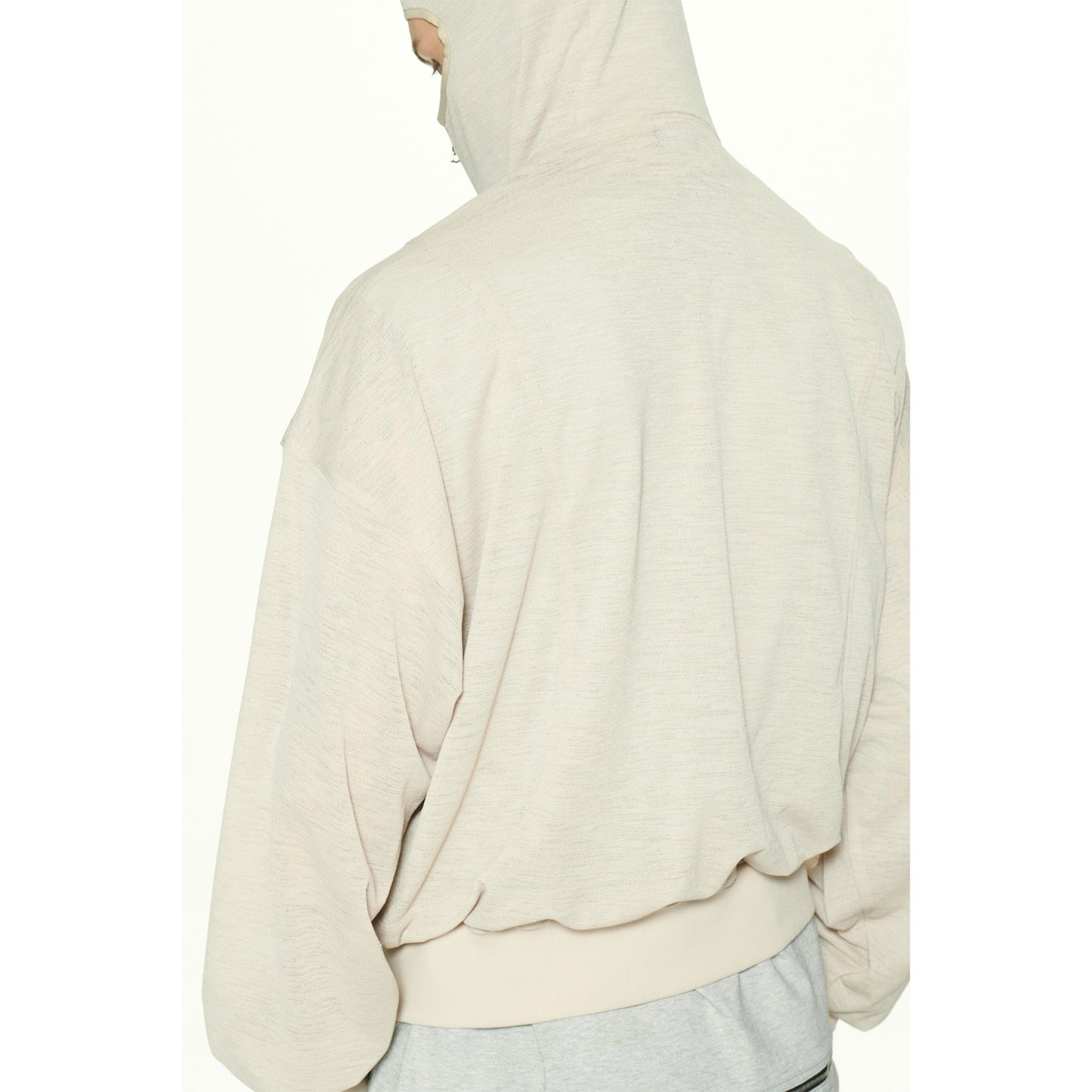 GRZ TYPE-ST ZIP-UP HOODIE / BEIGE