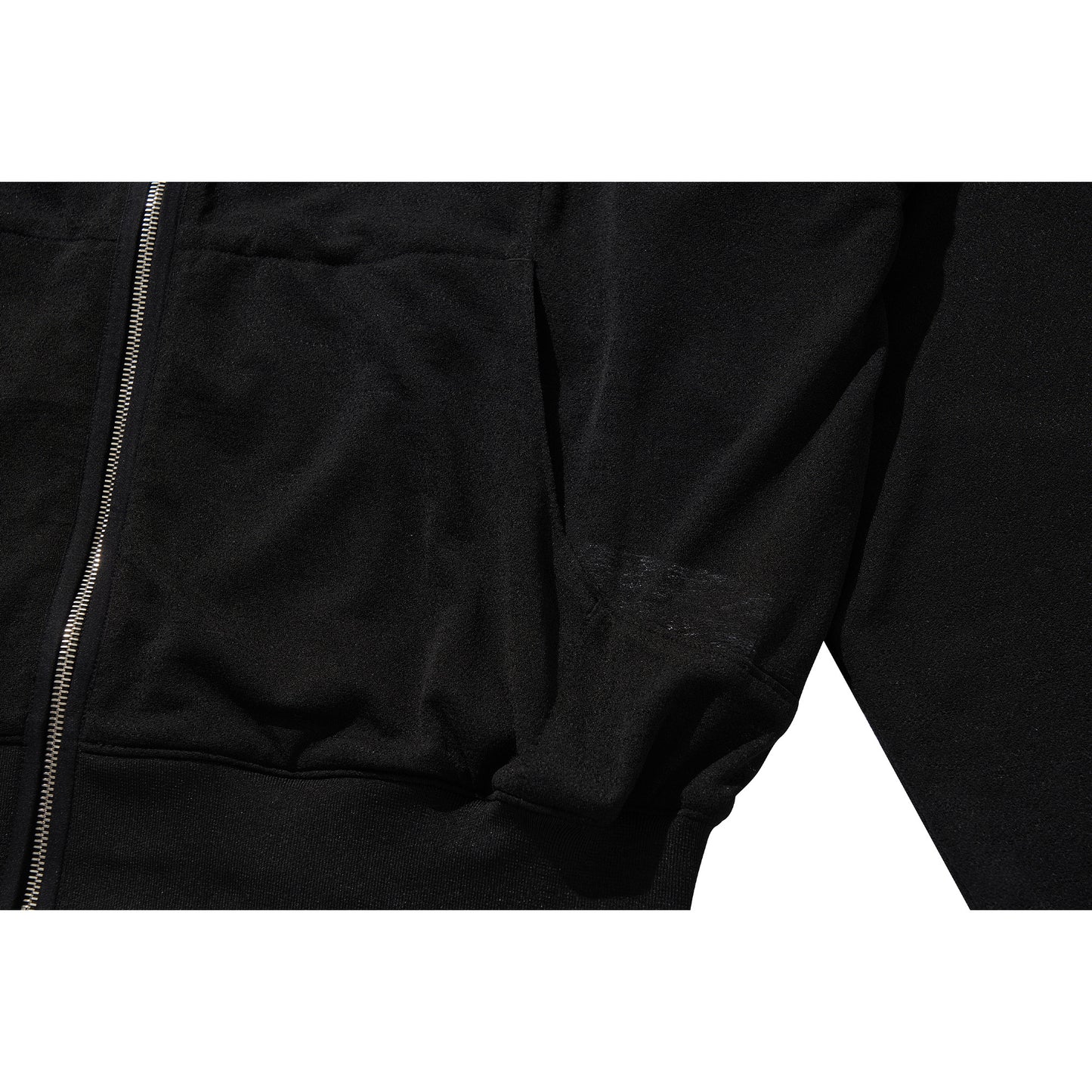 GRZ ZIP-UP HOODIE / BLACK