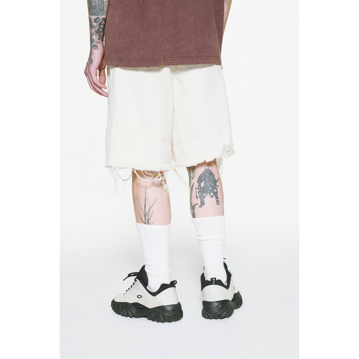 WIDE SHORTS PANTS / WHITE