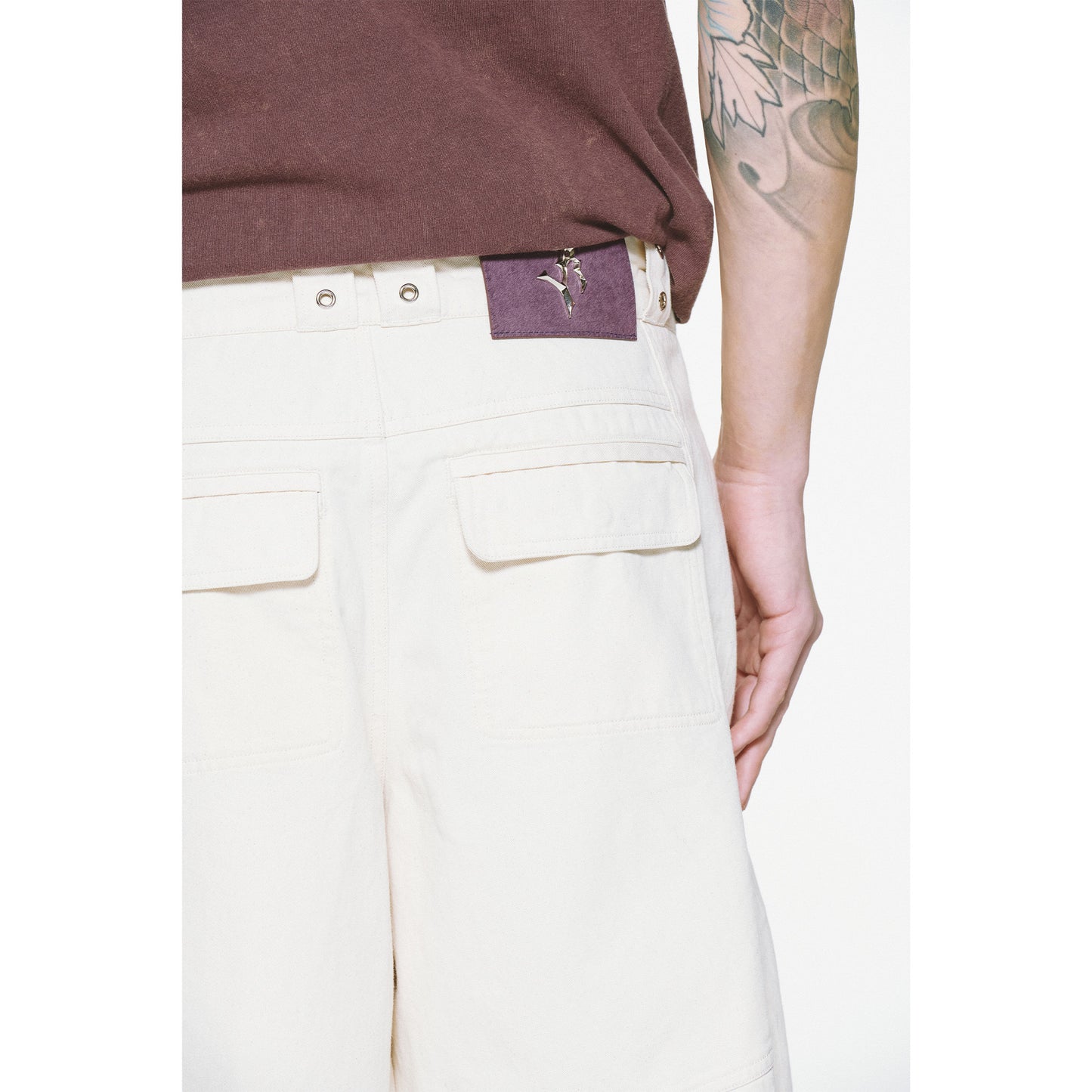 WIDE SHORTS PANTS / WHITE