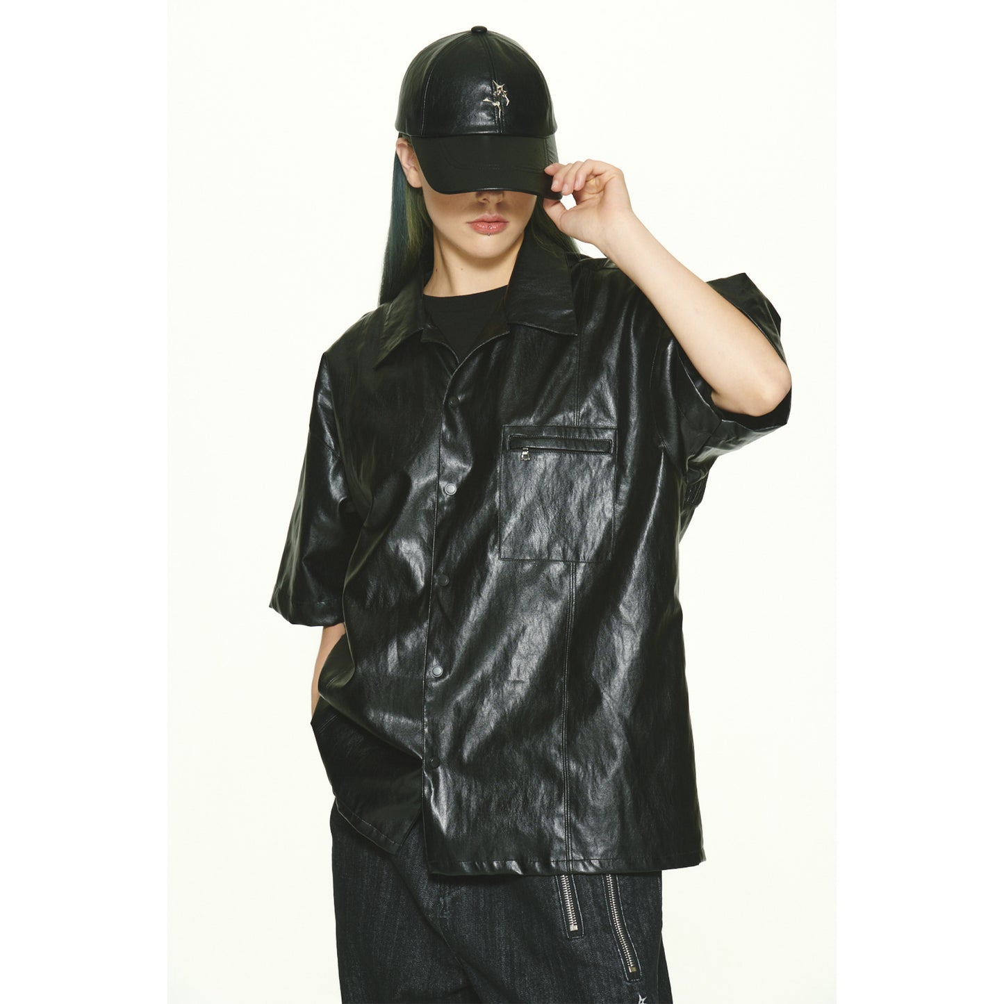 CLASSIC LEATHER CAP/BLACK