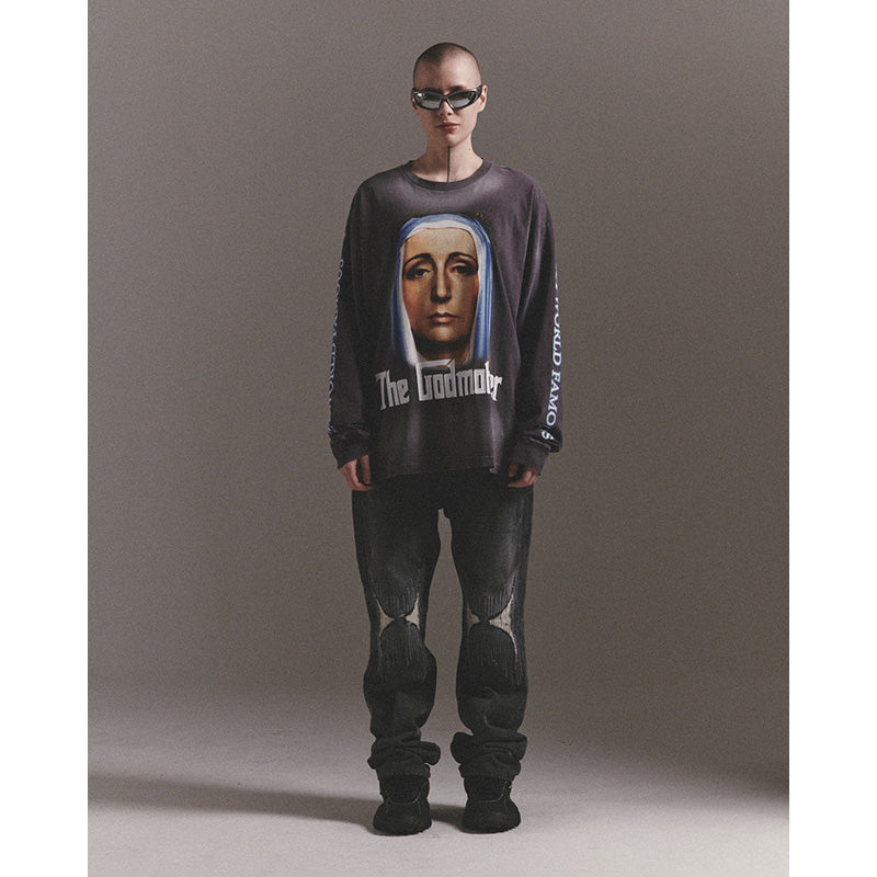 FAMOUS LS TEE / PURPLE