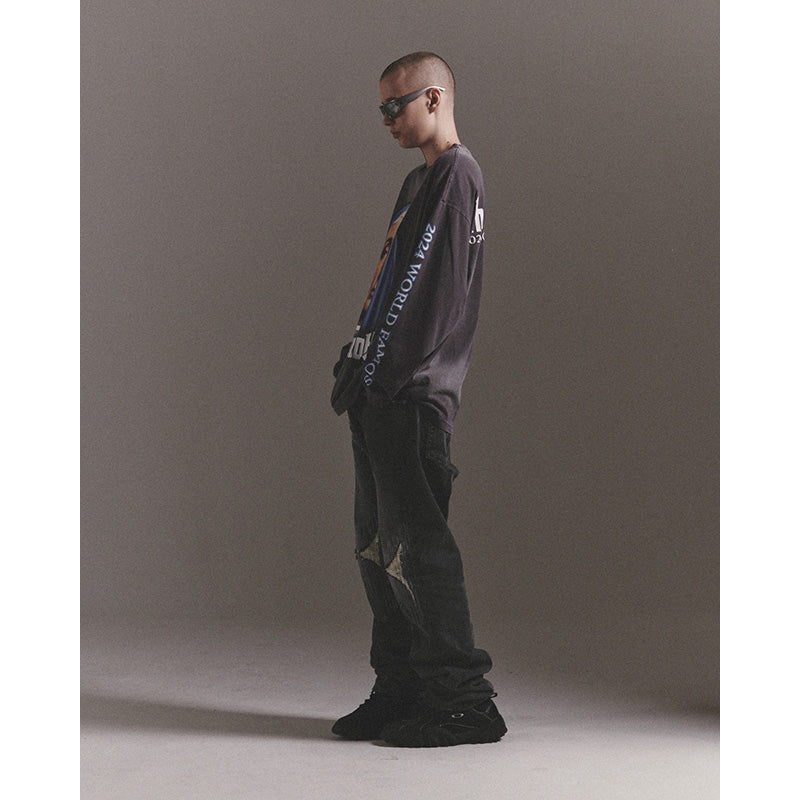 FAMOUS LS TEE / PURPLE