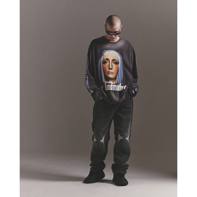 FAMOUS LS TEE / PURPLE