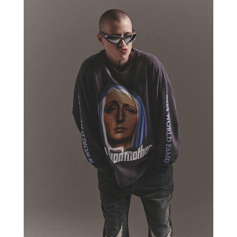 FAMOUS LS TEE / PURPLE