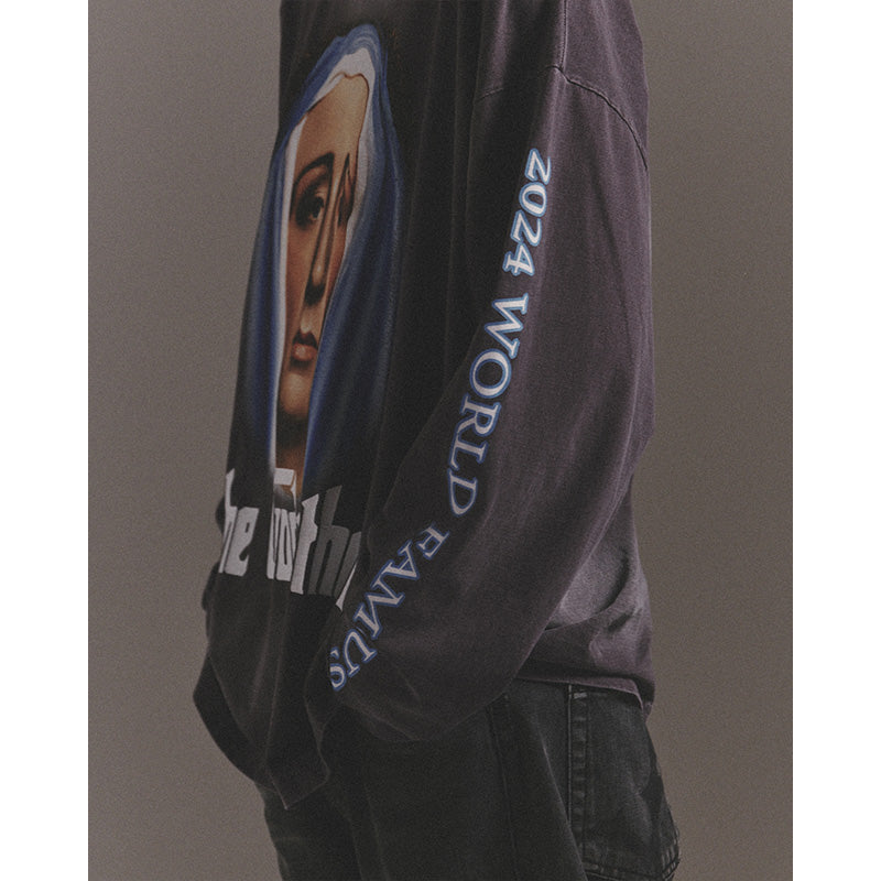 FAMOUS LS TEE / PURPLE