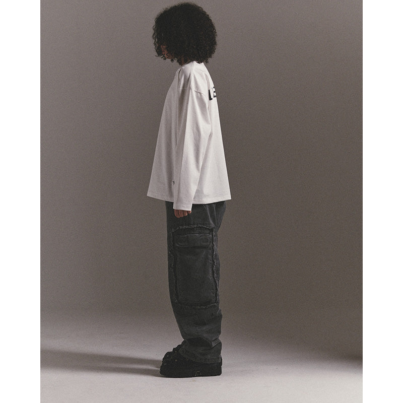 LIBERE LOGO LS TEE / WHITE