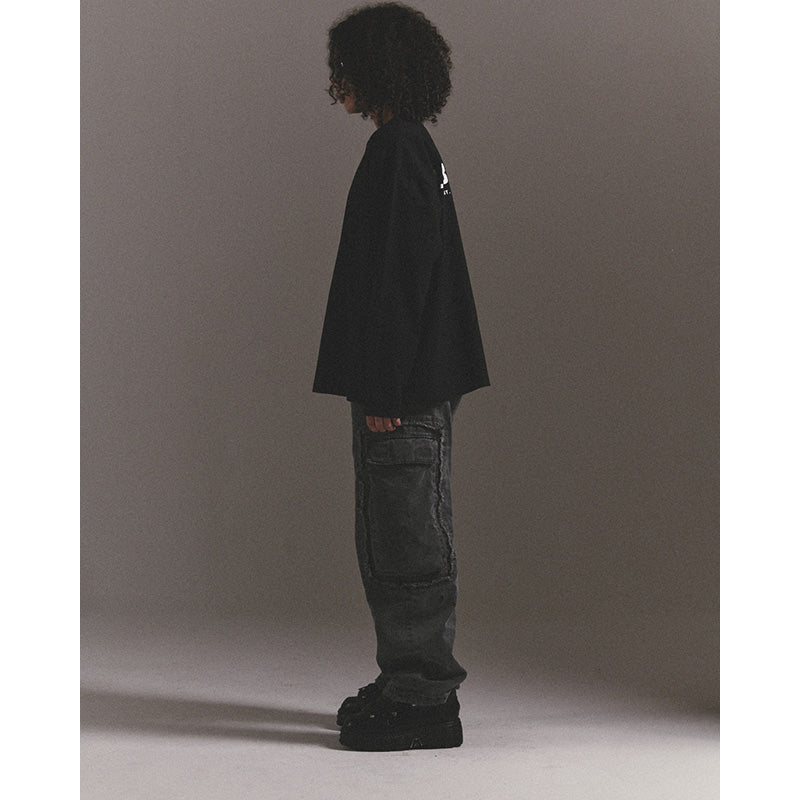 LIBERE LOGO LS TEE / BLACK