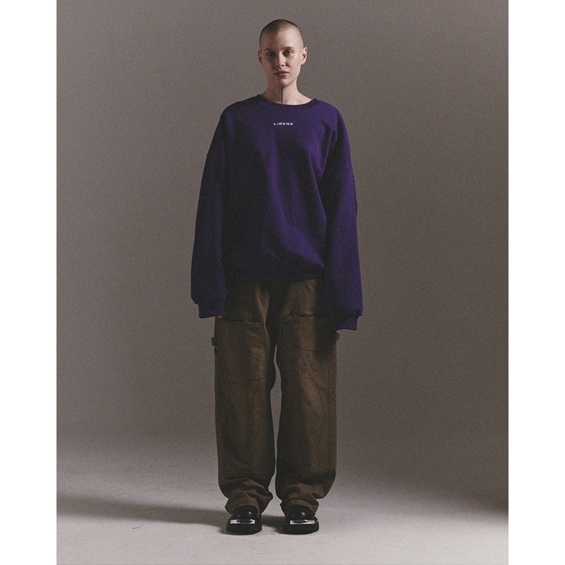 LIBERE LOGO CREWNECK SWEAT / PURPLE