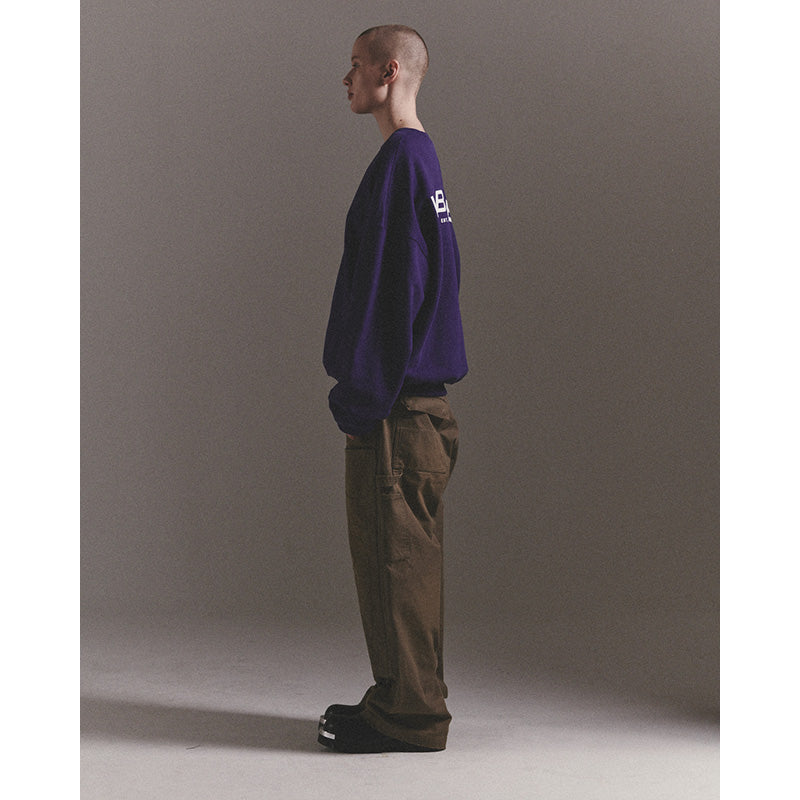 LIBERE LOGO CREWNECK SWEAT / PURPLE