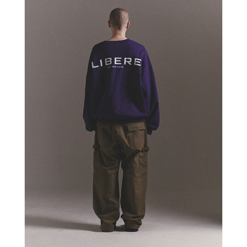 LIBERE LOGO CREWNECK SWEAT / PURPLE