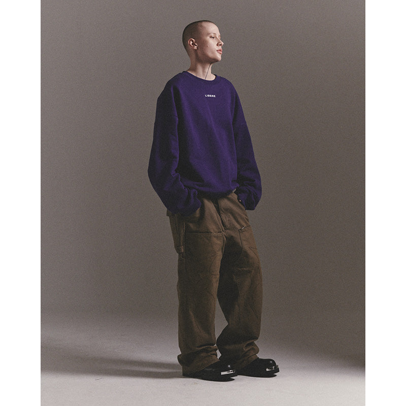 LIBERE LOGO CREWNECK SWEAT / PURPLE