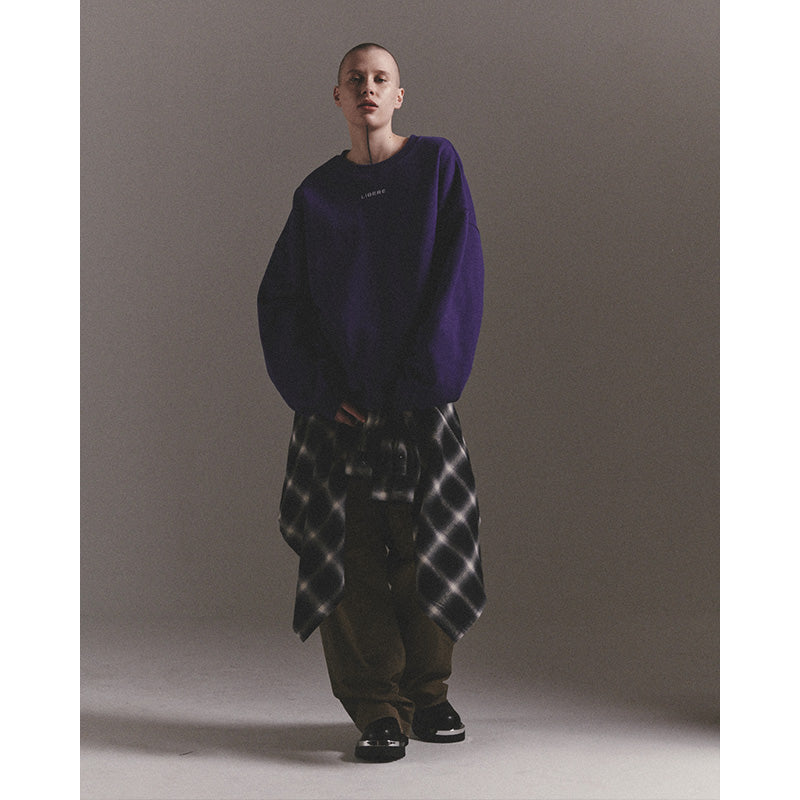 LIBERE LOGO CREWNECK SWEAT / PURPLE