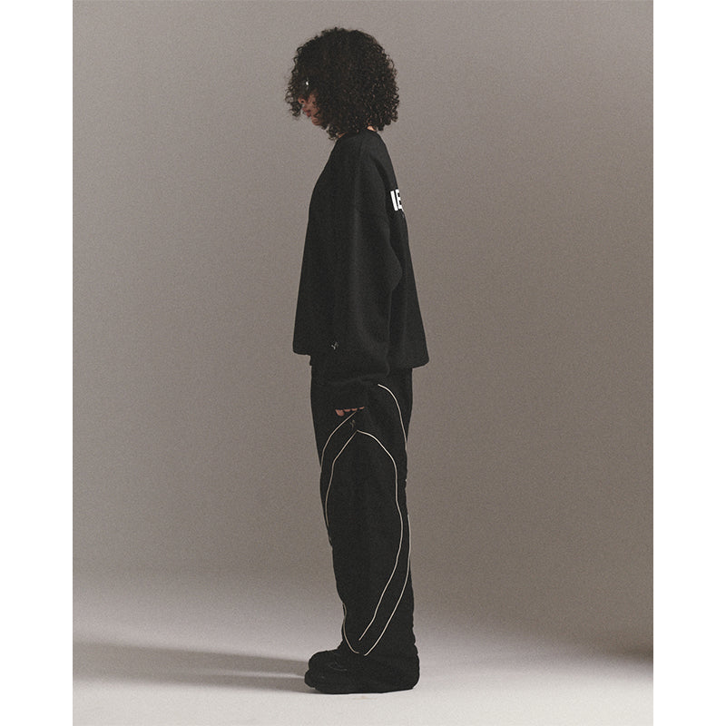 LIBERE LOGO CREWNECK SWEAT / BLACK