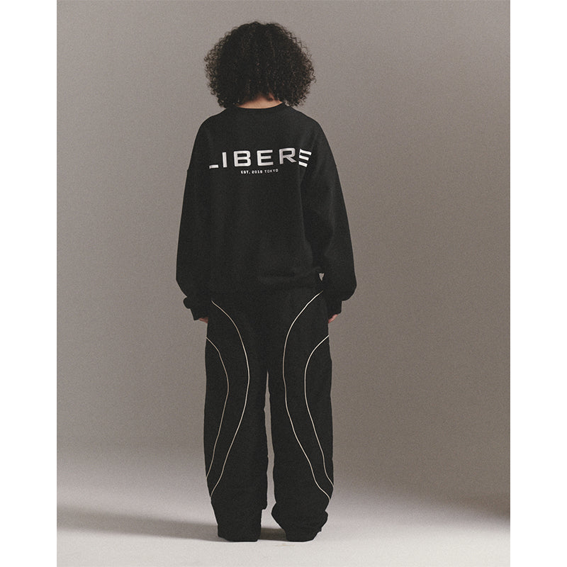 LIBERE LOGO CREWNECK SWEAT / BLACK