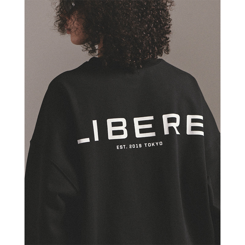 LIBERE LOGO CREWNECK SWEAT / BLACK