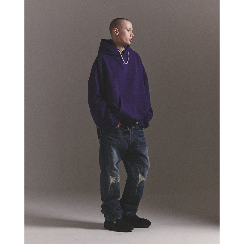 WASHED DENIM PANTS / BLUE