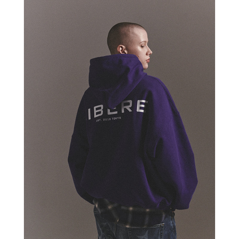 LIBERE LOGO HOODIE / PURPLE